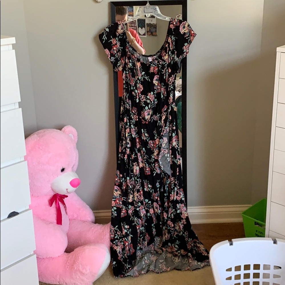 Target floral maxi dress